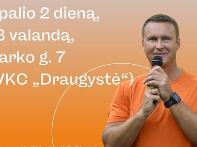 Gerbiami visaginiečiai, Spalio 2 d. kviečiu jus  ne tik pasikalbėti, bet ir nuspręsti mūsų ateitį jau dabar - Rinkimai 2024