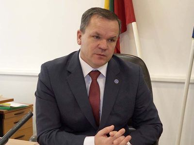 Интервью с мэром Эрландасом Галагузом на актуальные темы. Часть первая (видео) - В Висагинасе