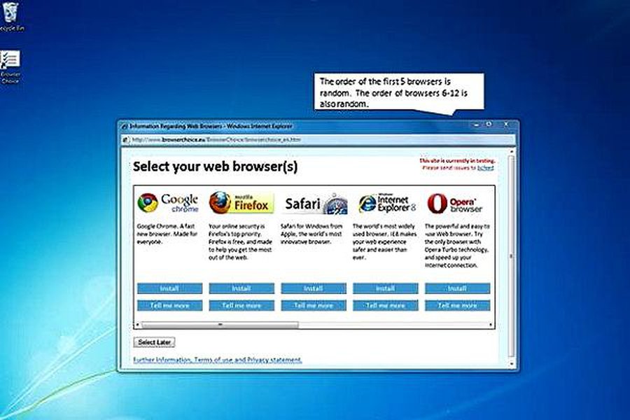 1 марта европейские Windows-пользователи получат экран выбора браузера - IT новости