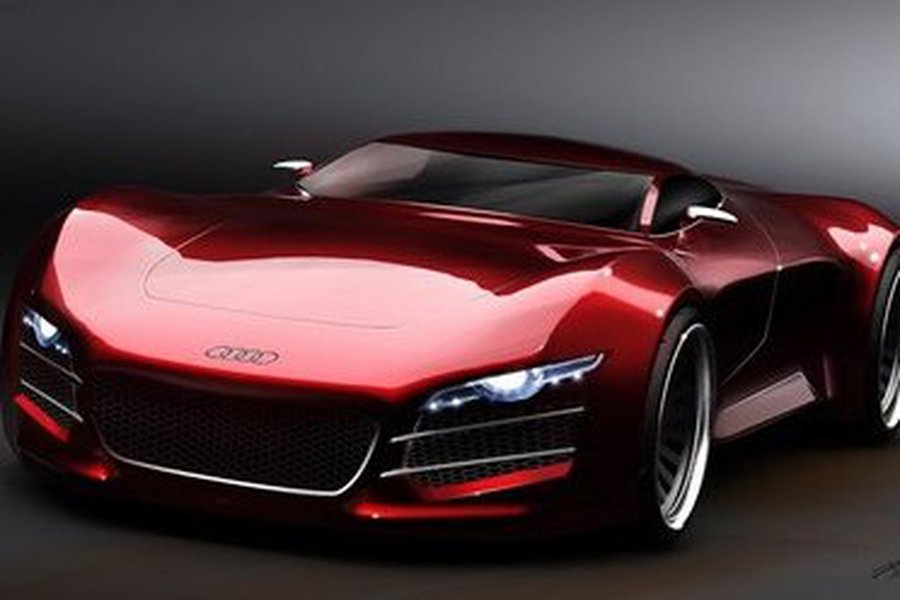 Концептуальный суперкар Audi R10 V10 от студента-дизайнера из Швеции - Хобби, отдых и развлечения