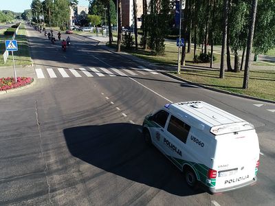 С 5 июля на дорогах Висагинаса - усиленные рейды - В Висагинасе