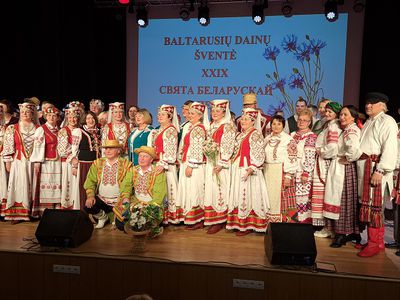 Аншлаг на фестивале белорусской песни в Висагинасе (видео) - В Висагинасе