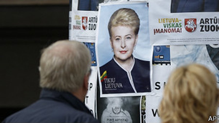 BBC: критика России не помогла Грибаускайте на выборах - Литва и страны Балтии