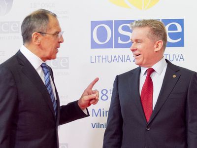 Лавров: сложившаяся механика ОБСЕ дает сбой
                                                                                                          - Литва и страны Балтии