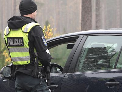 Policijos prevencinės priemonės šalies keliuose rugpjūčio mėnesį - Lietuva ir Baltijos šalys