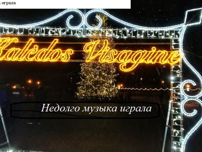 Недолго музыка играла. Почему городская елка не исполняла песни по заявкам? - В Висагинасе