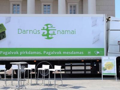 Unikalus namas ant ratų apsilankys Visagine - Visagine
