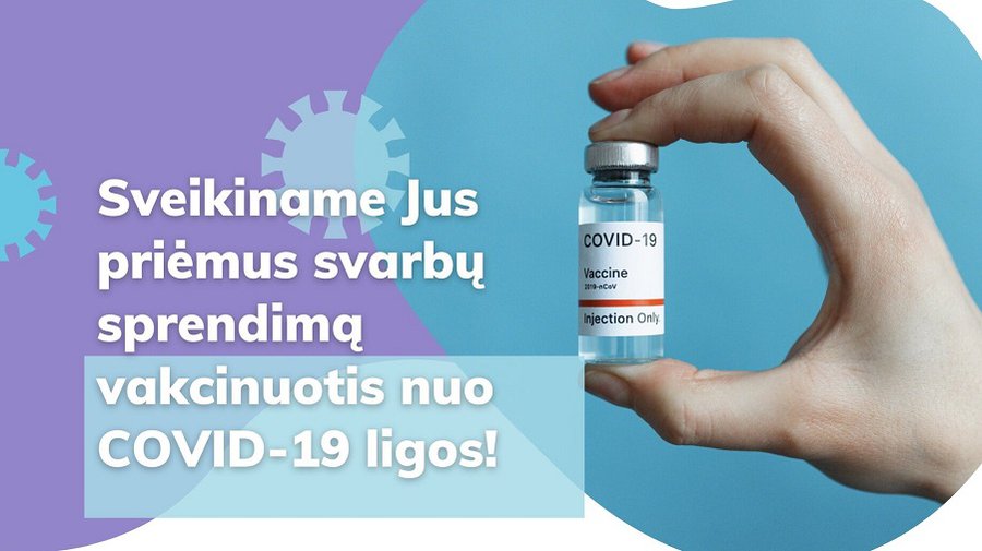 Информация для желающих вакцинироваться от COVID-19 - В Висагинасе