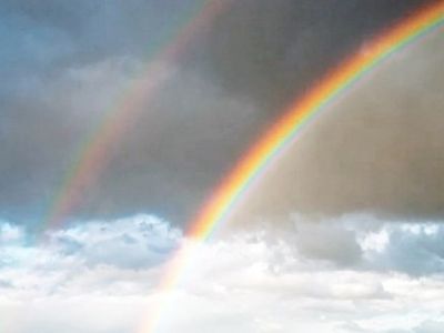 Во время св.Мессы Папы Римского, над парком "Сантакос" появилась радуга - Литва и страны Балтии