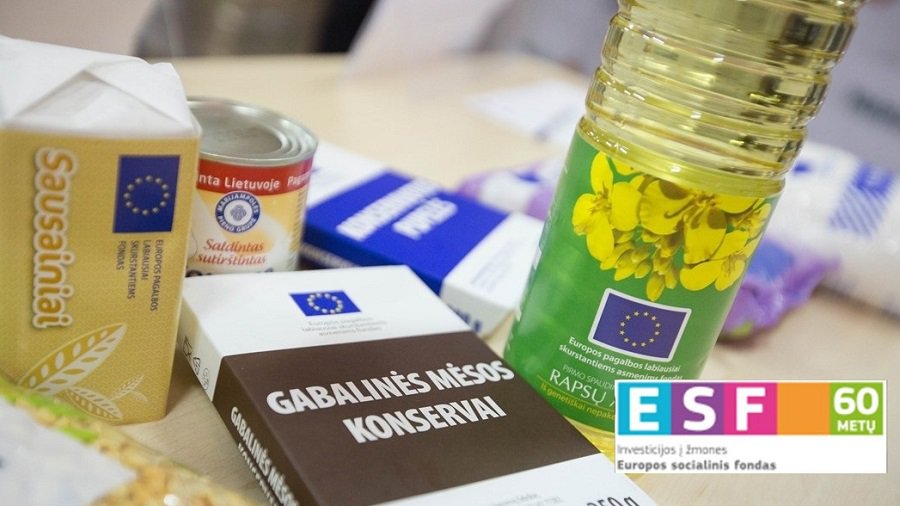 Maisto produktų ir higienos prekių tiekimas nepasiturintiems gyventojams - Visagine