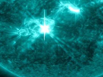Мощная вспышка произошла на Солнце, магнитная буря начнётся в четверг

 - Наука и здоровье