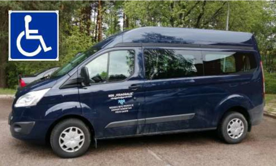 Vykdomas projektas „Asmenų su negalia, spec. poreikiais transporto paslaugų teikimas“ - Visagine
