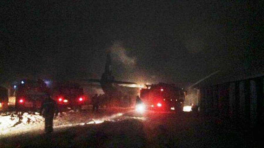 
Самолет Ан-12 разбился на пути из Новосибирска в Иркутск
 - В Мире