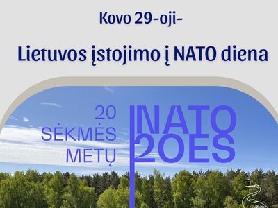 Kovo 29-oji – Lietuvos įstojimo į NATO diena - Visagine