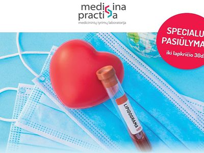 Specialus pasiūlymas MEDICINA PRACTICA laboratorijoje Visagine - Reklama