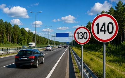 На автомагистралях Литвы скоро могут повысить ограничение скорости до 140 км/ч - Литва и страны Балтии