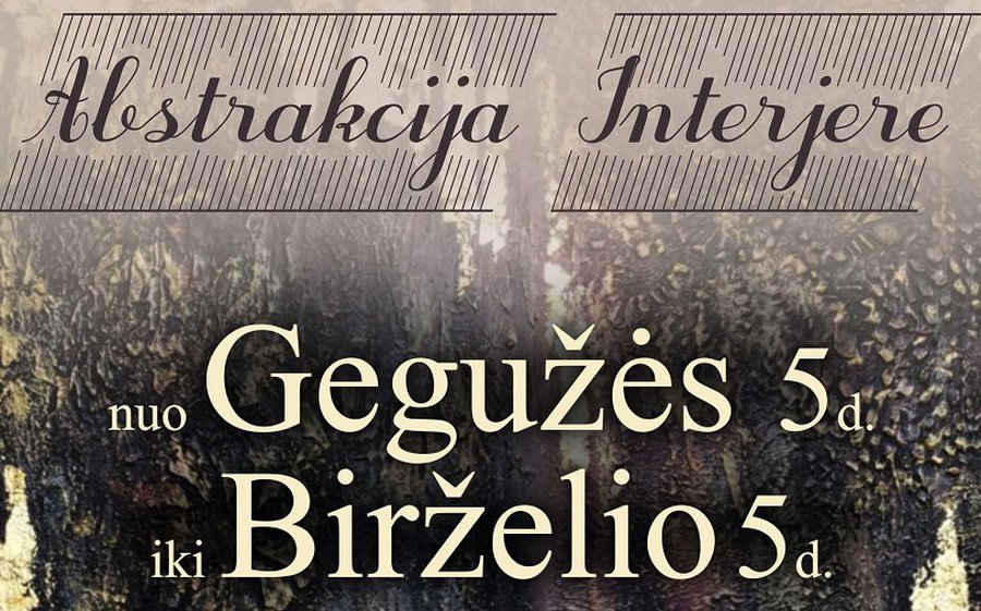„Abstrakcija interjere“ - Kultūros ir sporto renginiai