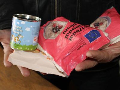 Продолжена выдача продуктов малоимущим жителям  - В Висагинасе