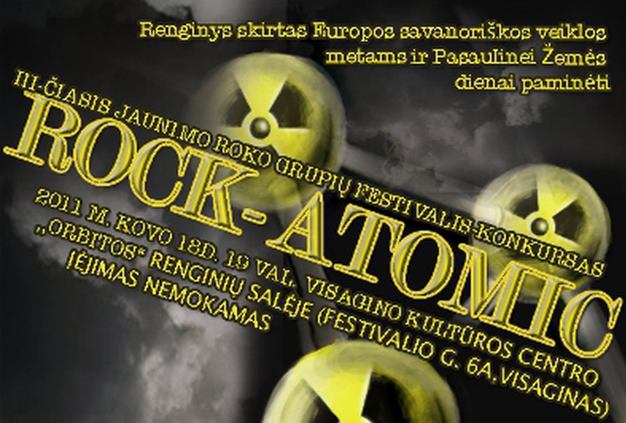 «Рок-Атомик — 2011» в Висагинасе



                                                                                 - Мир молодежи