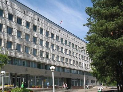 Выдача продуктов малоимущим - В Висагинасе