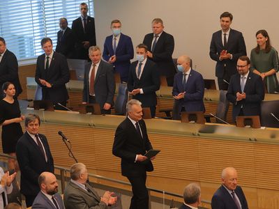 Г. Науседа раскрыл, какой вопрос ему задал Д. Трамп - Литва и страны Балтии