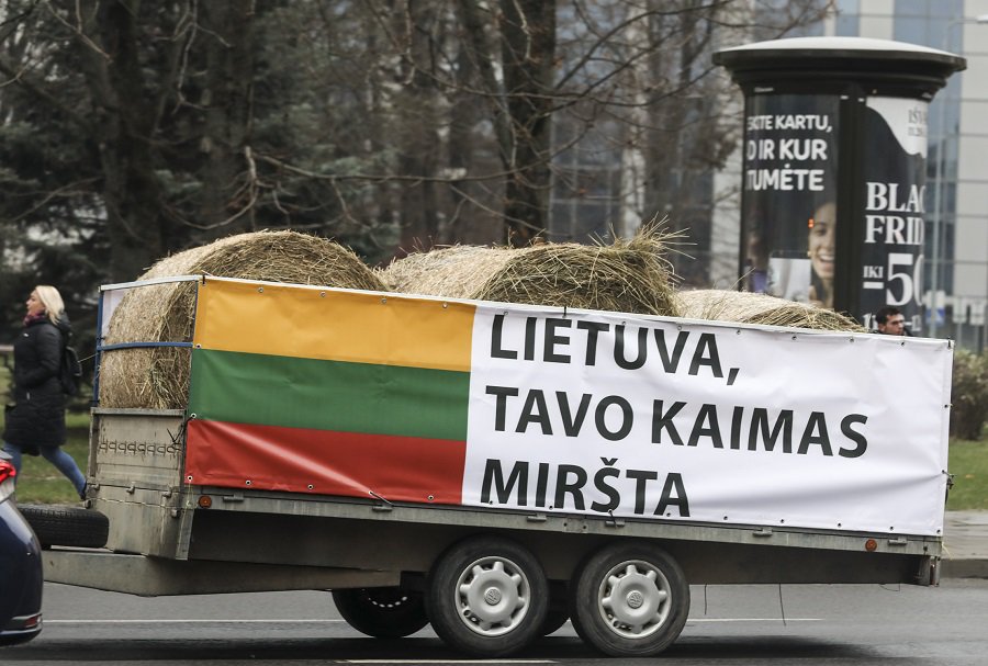 В Брюсселе будут протестовать 170 фермеров из Литвы - В Мире