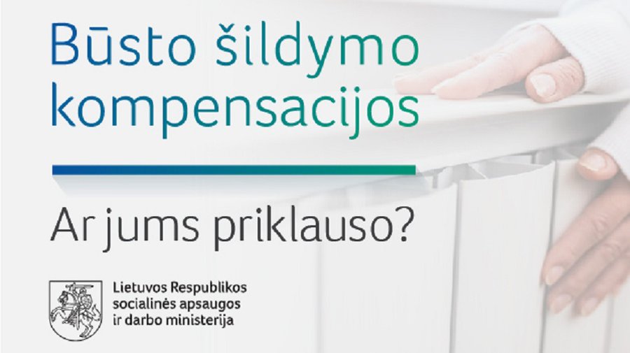 Kompensacija už būsto šildymą - Visagine