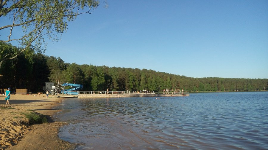 Водичка - что надо! Подробнее о том,  как прогрелась вода, в излюбленных висагинцами озерах - Это интересно