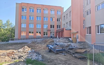 Прогимназия «Драугисте» встретит новый учебный год с незаконченным ремонтом - В Висагинасе