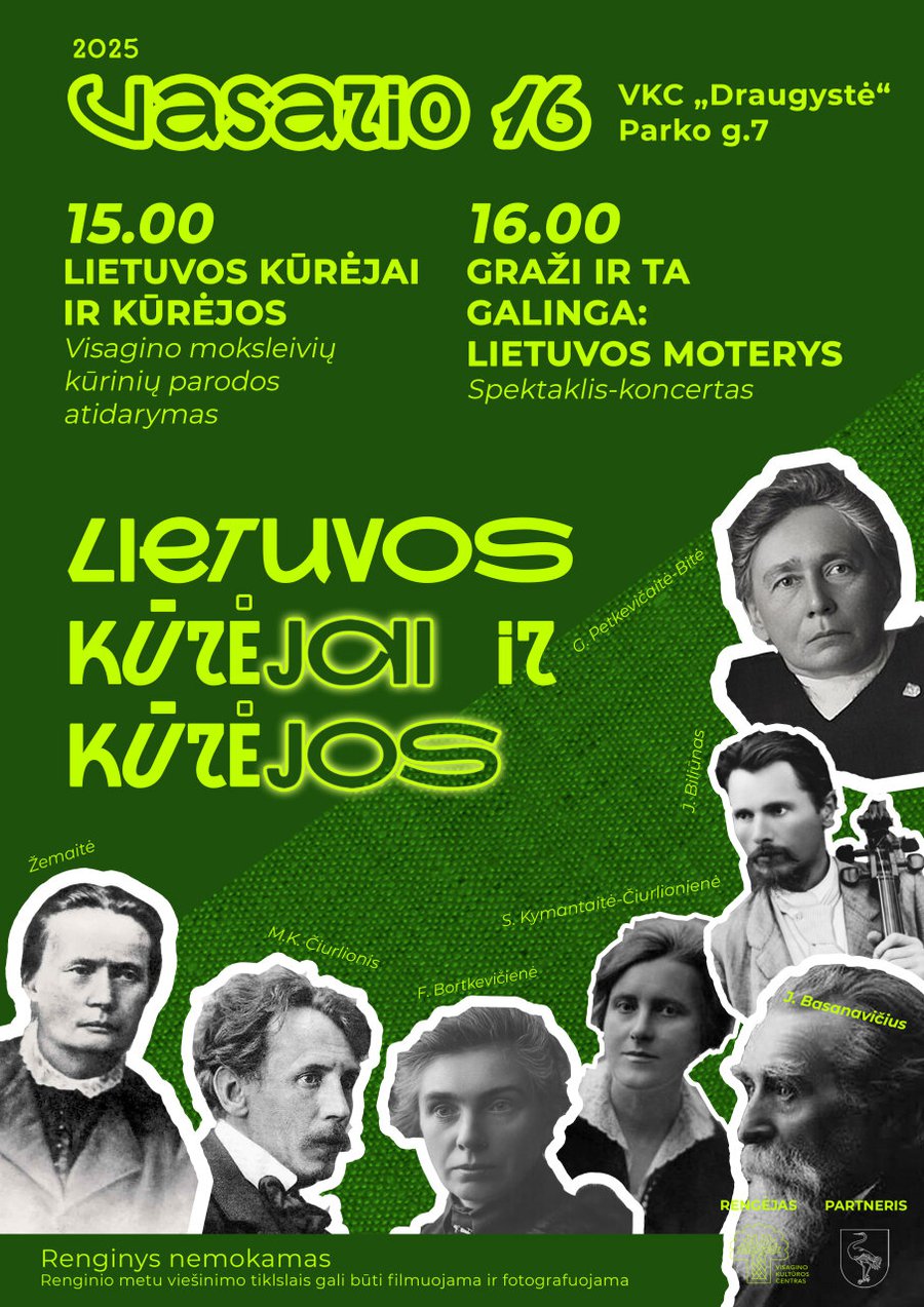 Lietuvos valstybės atkūrimo diena Visagine! (Programa) - Kultūros ir sporto renginiai