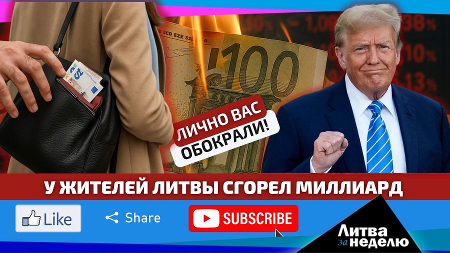 На прошлой неделе лично вас ограбили, сейчас расскажем кто и как / «Литва за неделю» (видео) - Литва и страны Балтии