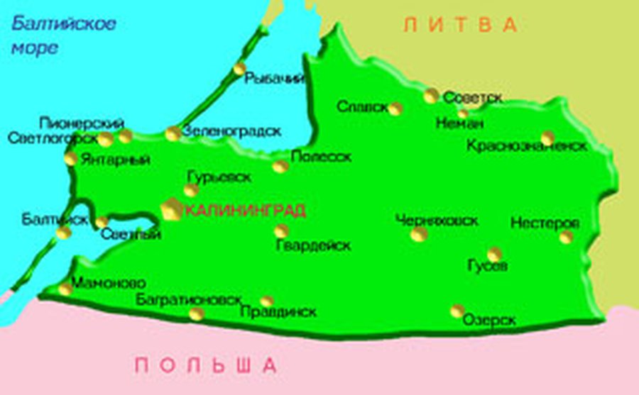 Льготной визовой зоной должна стать вся Калининградская область  - Литва и страны Балтии