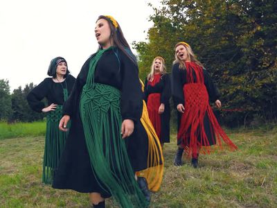 Премьера клипа фольклорного ансамбля «Kalyna» - Висагинас и висагинцы