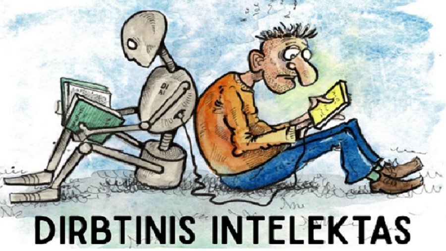 Приглашение на открытие выставки мультфильмов «Искусственный интеллект» - В Висагинасе