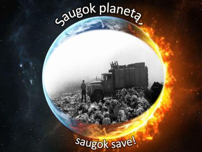 Старшеклассники Висагинаса сказали мусору — нет! - В Висагинасе