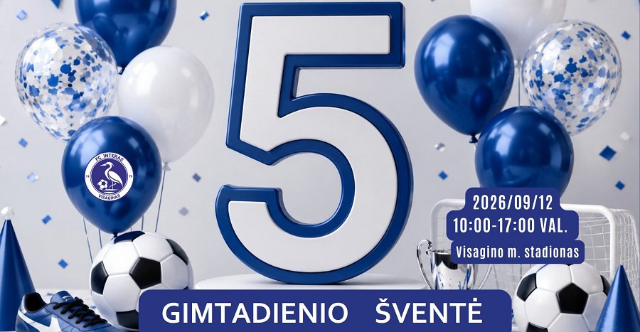 Приглашаем на празднование 5-летия Висагинского футбольного центра! - Культурные и спортивные мероприятия
