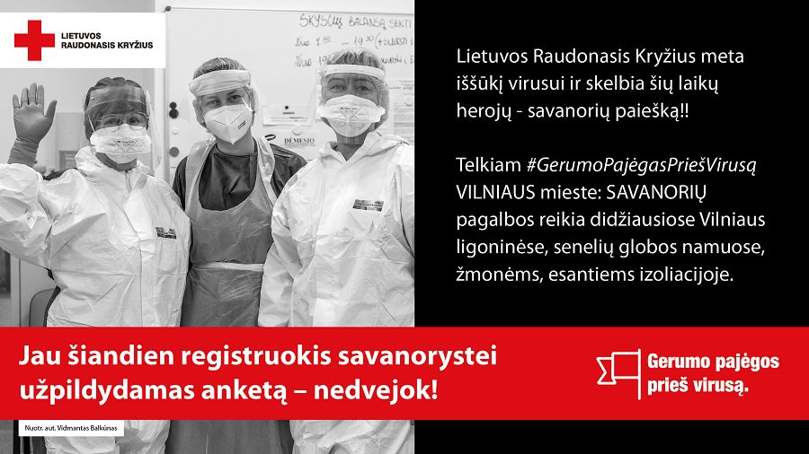 Kviečiame tapti Lietuvos Raudonojo Kryžiaus savanoriu! - Visagine