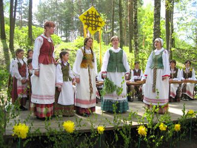 «Sekminės» - литовские «зеленые святки»  - В Висагинасе