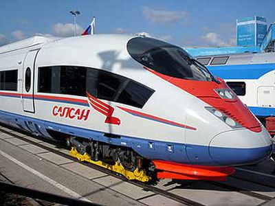 В Петербурге представили первый в России скоростной поезд «Сапсан» - Хобби, отдых и развлечения