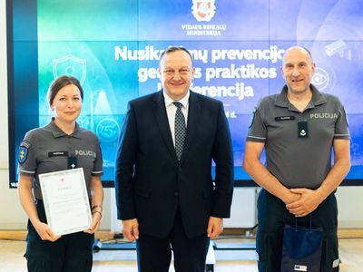 Висагинский комиссариат полиции отмечен в конкурсе лучших практик - Висагинас и висагинцы