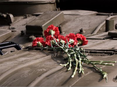К Дню великой Победы
 - В Висагинасе