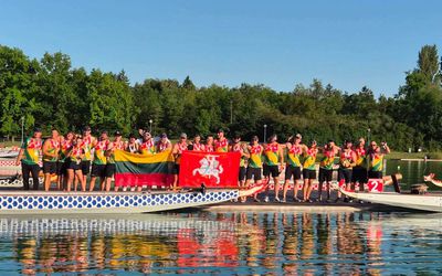 Visaginiečių sėkmė Europos drakonų valčių irklavimo čempionate - Visaginas ir visaginiečiai