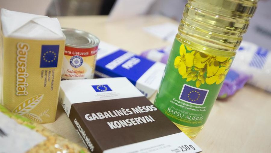 Maisto produktų ir higienos prekių tiekimas nepasiturintiems gyventojams - Visagine