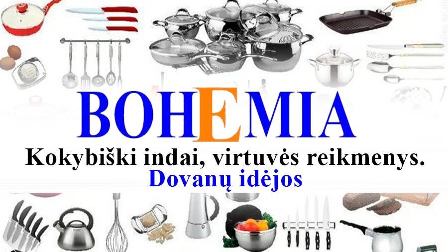 Geri pasiūlymai parduotuvėje BOHEMIA - Reklama