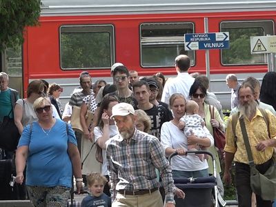 Актуален ли вопрос железнодорожного сообщения с Даугавпилсом? (видео) - В Висагинасе