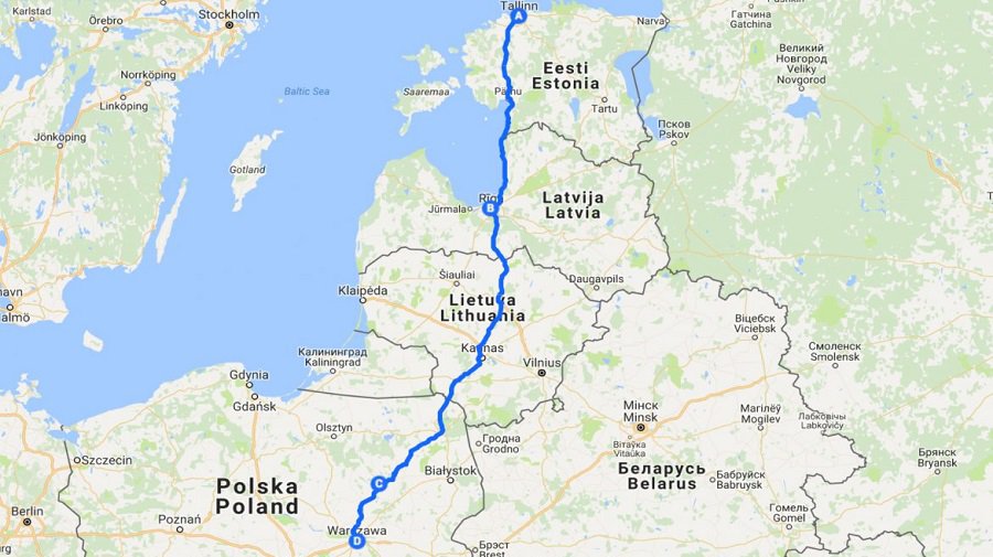"Via Baltica": между Каунасом и Мариямполе - четырехполосная магистраль - Литва и страны Балтии