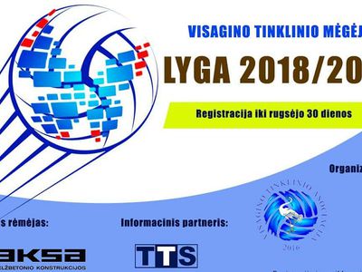 Приглашает "Висагинская лига любителей волейбола 2018/2019" - Культурные и спортивные мероприятия
