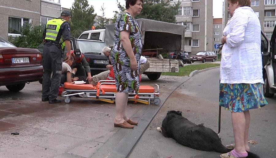 В Висагинасе произошло дорожно-транспортное происшествие. Есть раненые - В Висагинасе