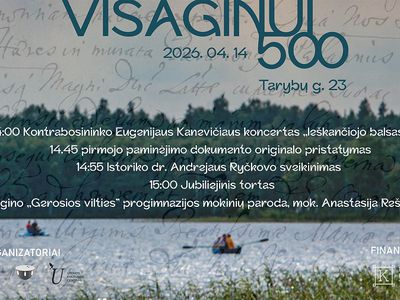 VÌSAGINUI 500 - Kultūros ir sporto renginiai