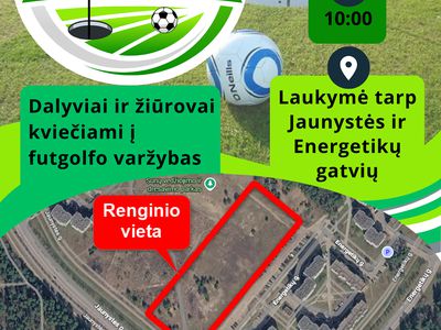 Futgolfo varžybos Visagine sugrįžta: Kviečiame registruotis! - Kultūros ir sporto renginiai
